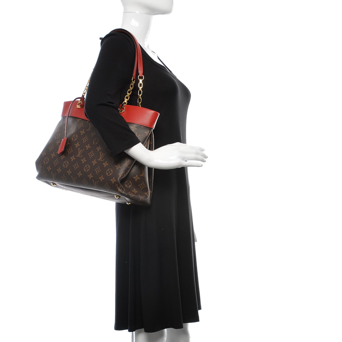 Monogram Pallas Shopper Cherry