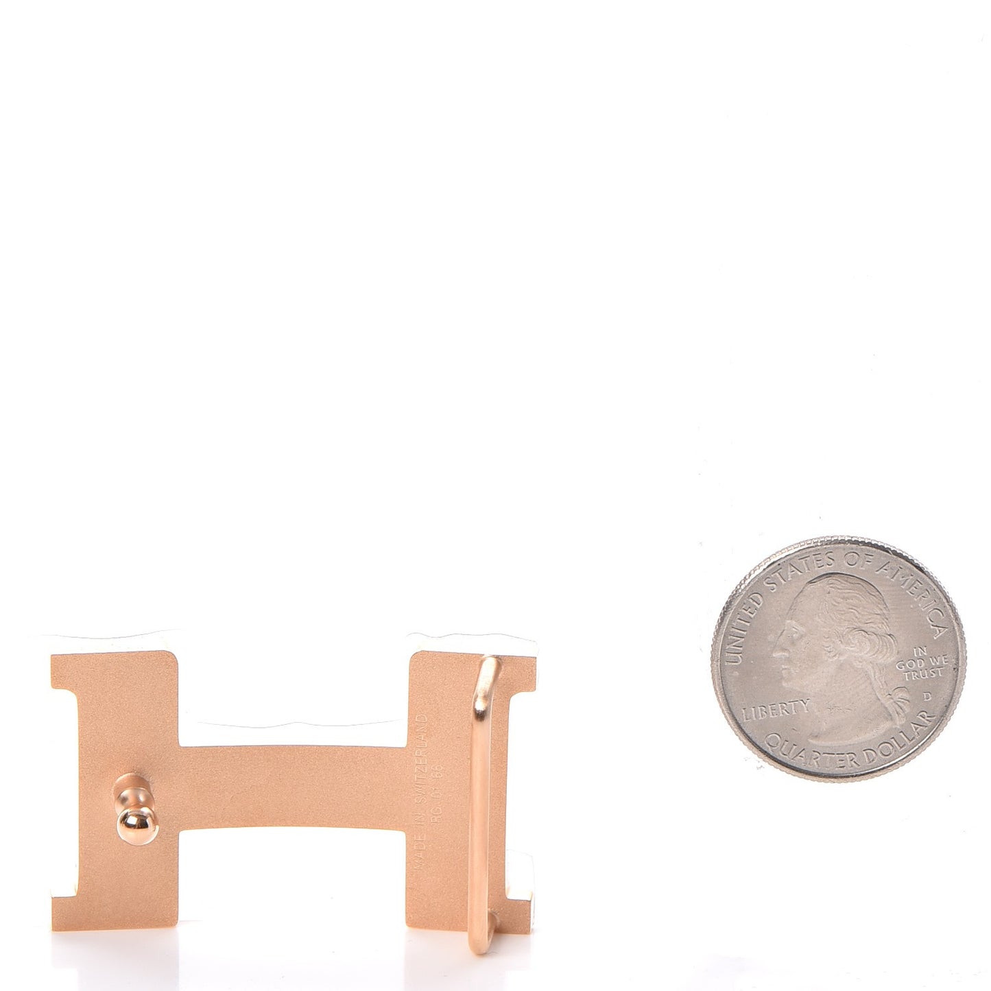 Polished Constance 24mm Belt Buckle Rose Gold
