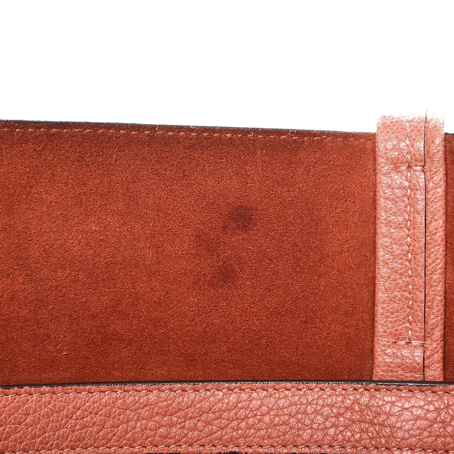 Soft Grained Calfskin Small Belt Cabas Phantom Brick