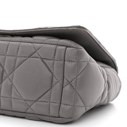 Christian Dior Calfskin Macrocannage Medium Caro Bag Iron Grey 10 of 10