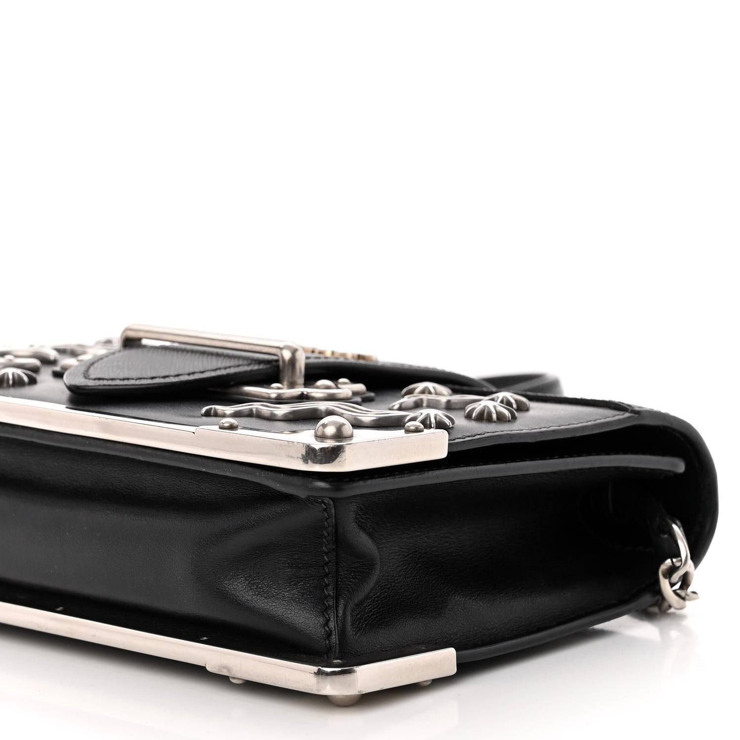 Prada City Calf Saffiano Cahier Astrology Bag Black 9 of 9