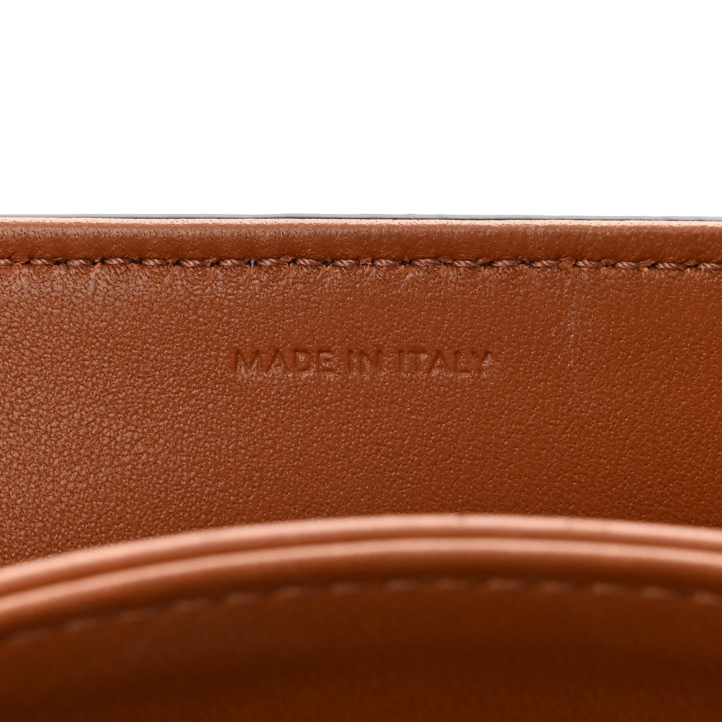 Calfskin Triomphe Canvas Teen Triomphe Bag Tan