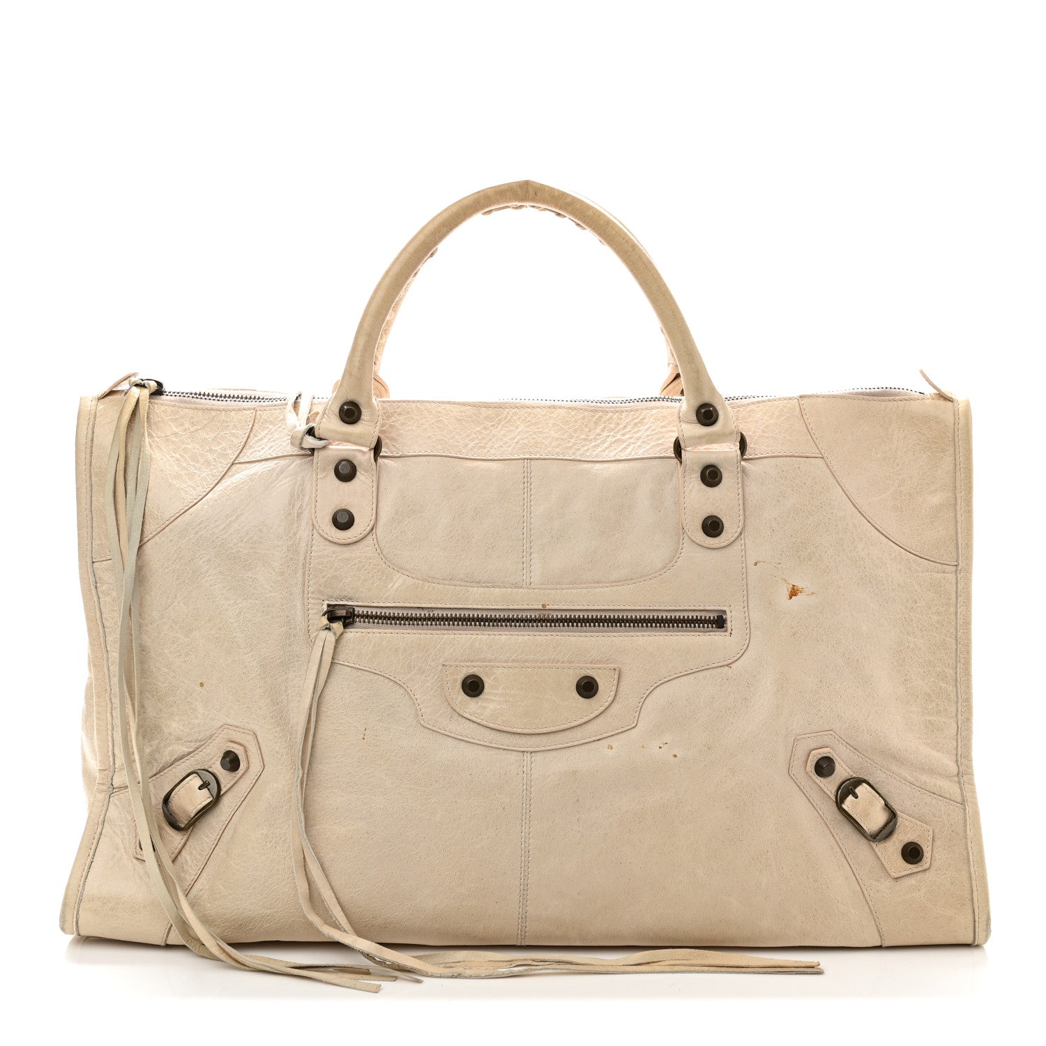 Balenciaga Agneau Classic Hardware Work Praline 1 of 15