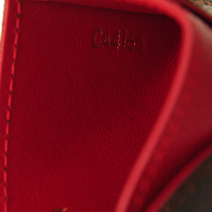 Louis Vuitton Damier Ebene Caissa Card Holder Cherry 6 of 6