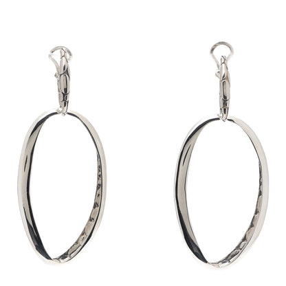 John Hardy Sterling Silver Kali Pebble Door Knocker Earrings 1 of 4