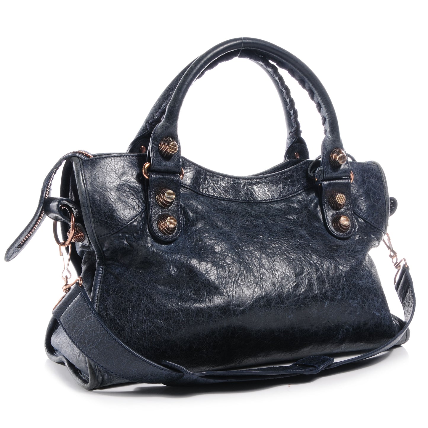 Agneau Giant 21 Rose Gold Hardware City Dark Night