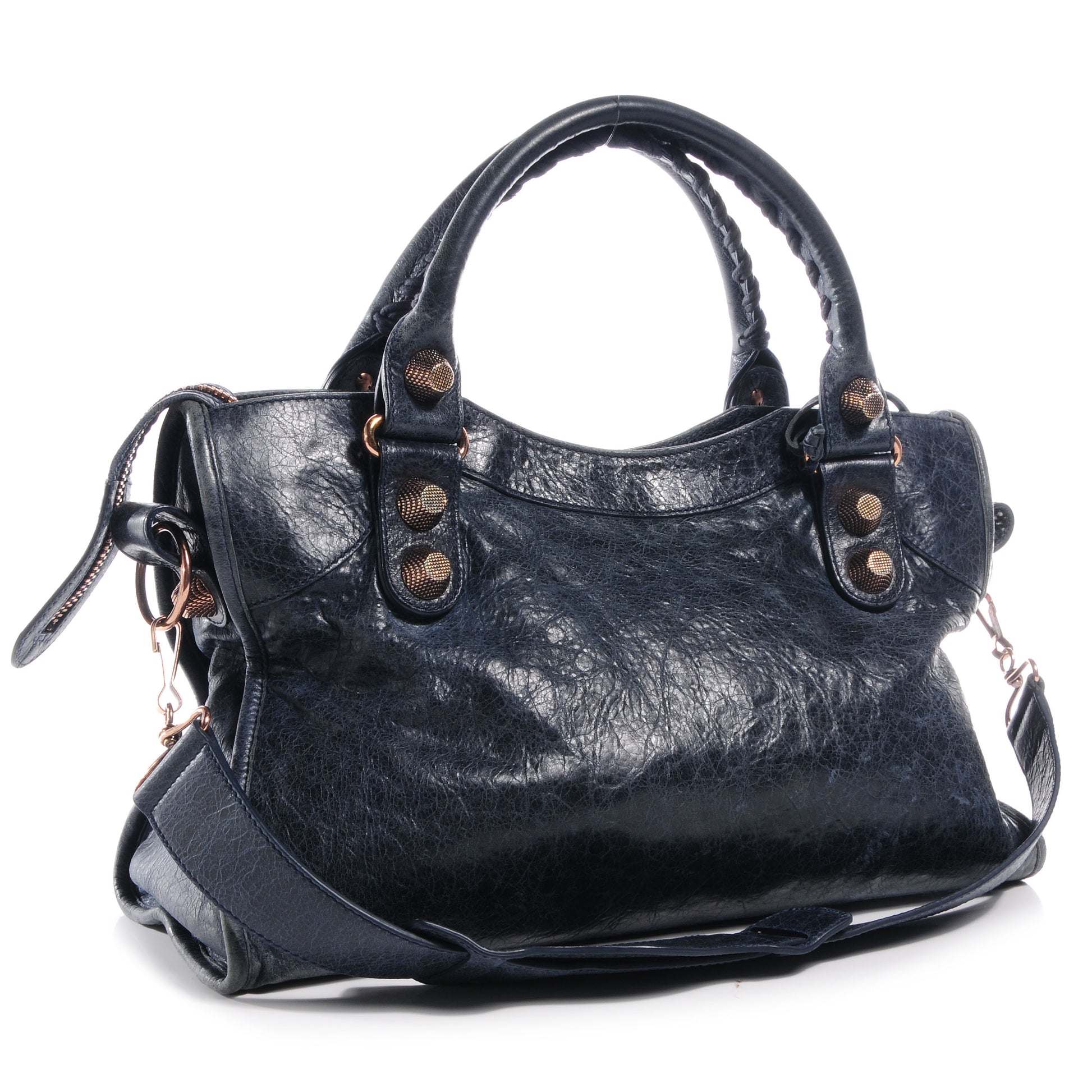 Balenciaga Agneau Giant 21 Rose Gold Hardware City Dark Night 3 of 9