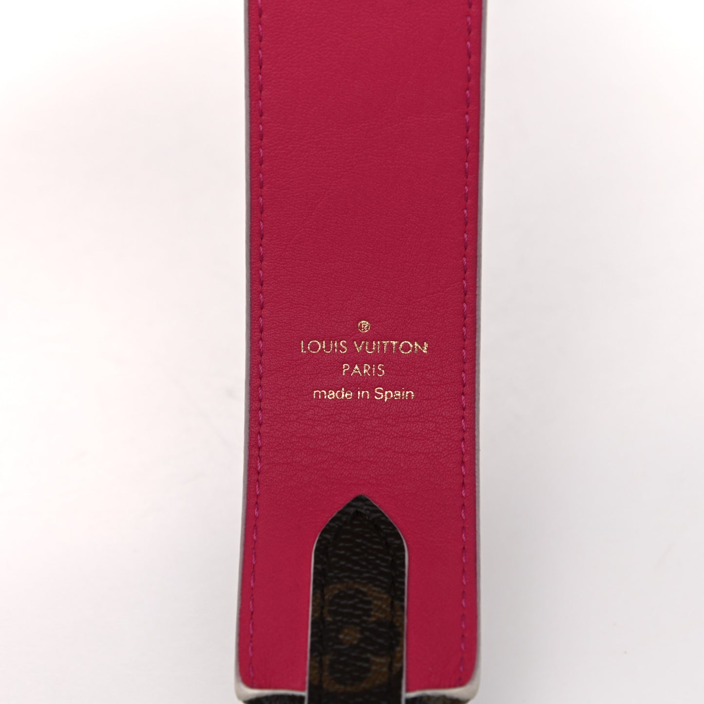 Monogram Bandouliere Shoulder Strap Hot Pink