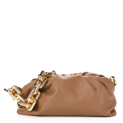 Bottega Veneta Calfskin The Pouch Chain Moutarde 1 of 10