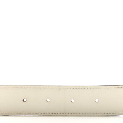 Hermes Epsom Swift 32mm Striee H Belt 90 36 White Orange 3 of 6