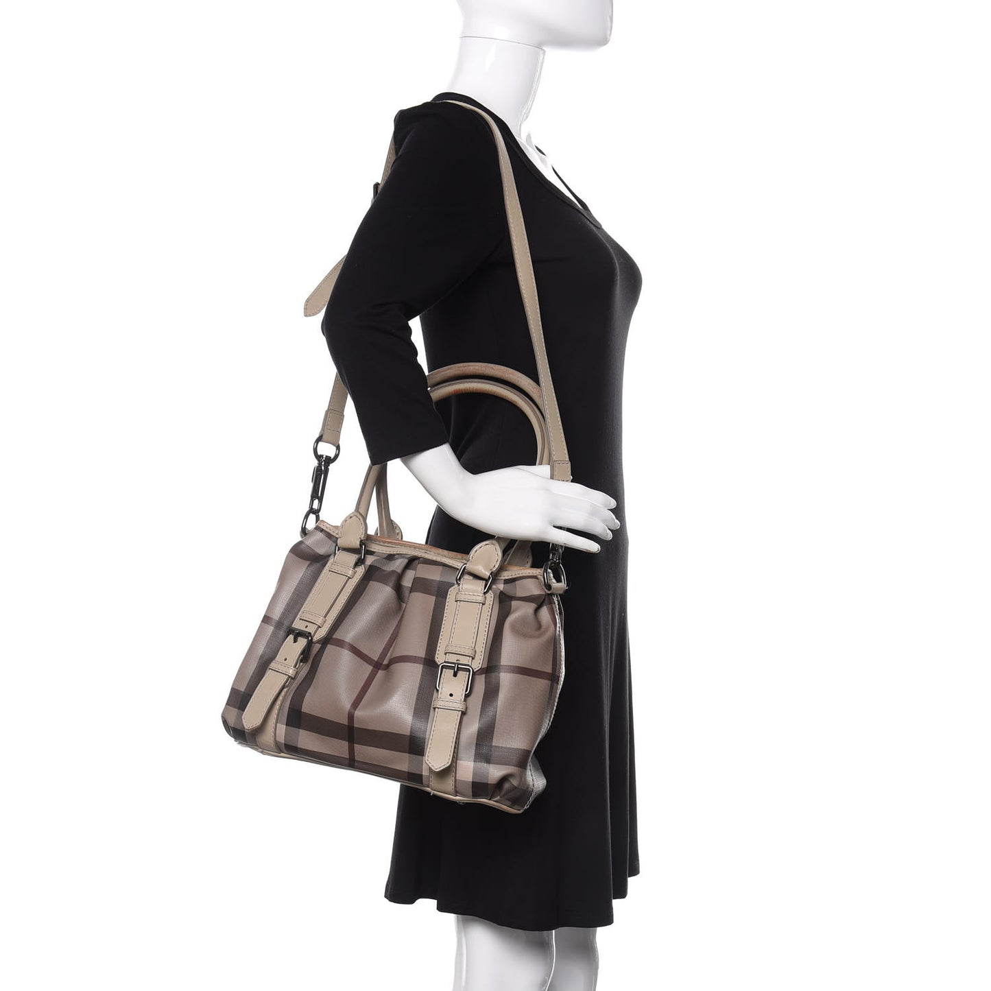 Smoked Check Small Northfield Tote Trench