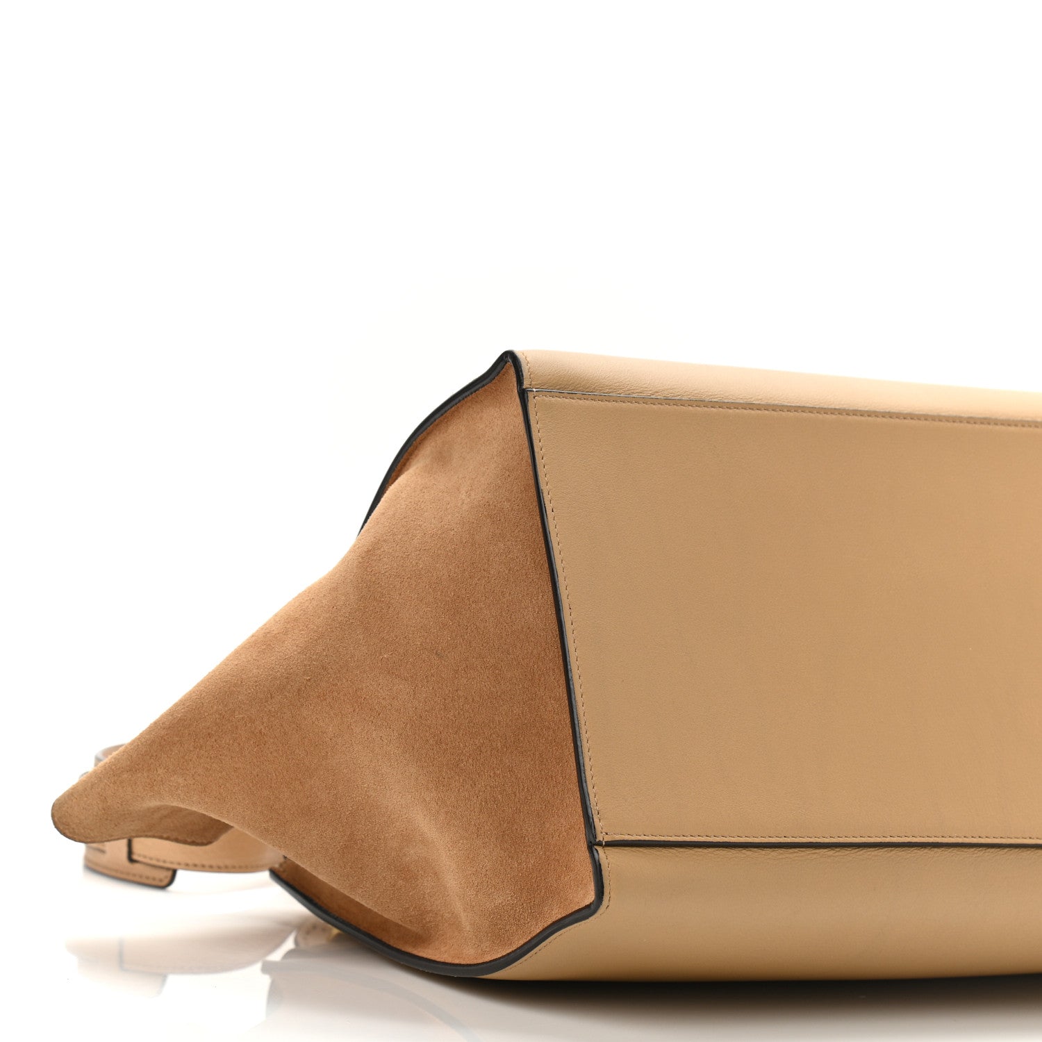 Celine Natural Calfskin Small Trapeze Tan 7 of 8