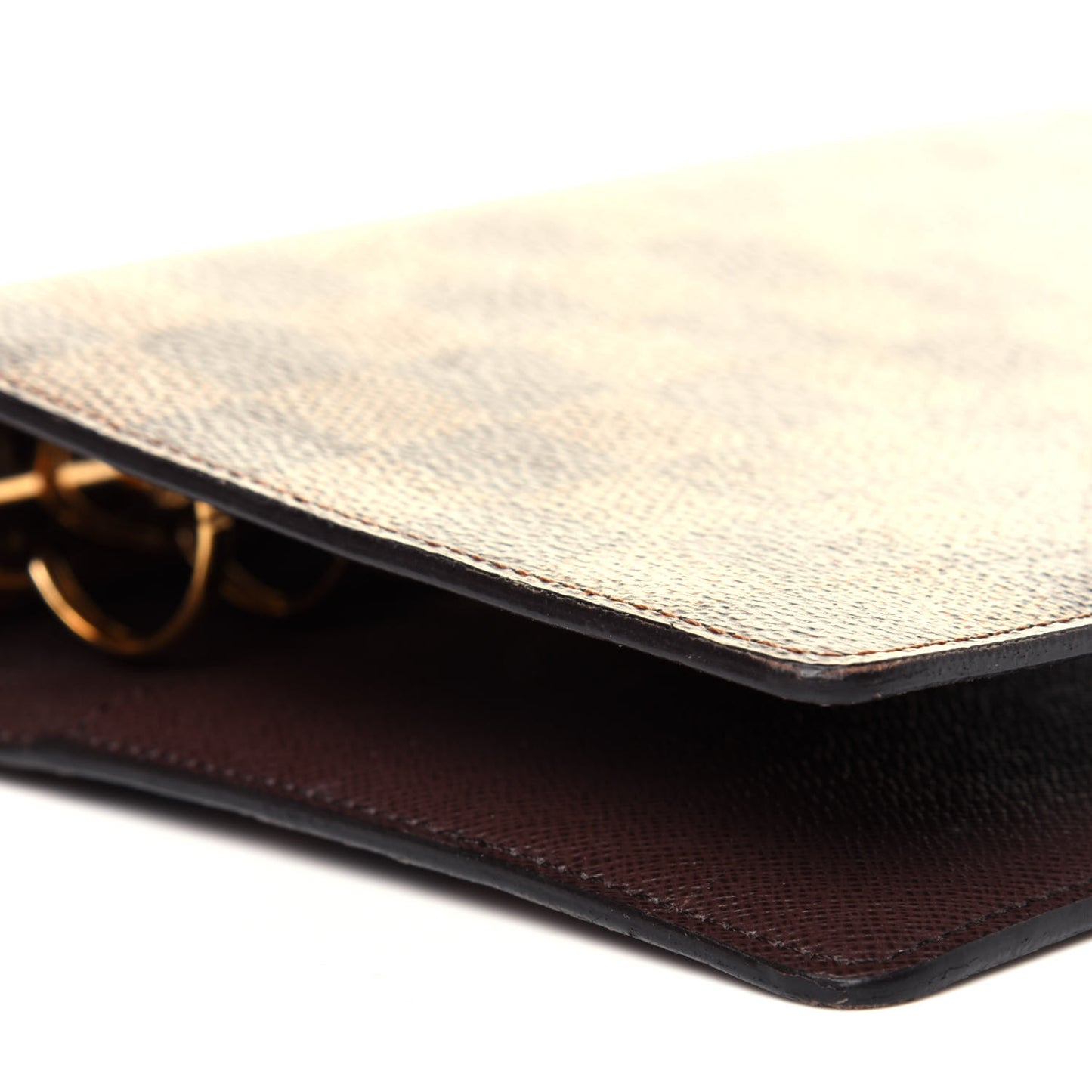 Damier Ebene Medium Ring Agenda Cover