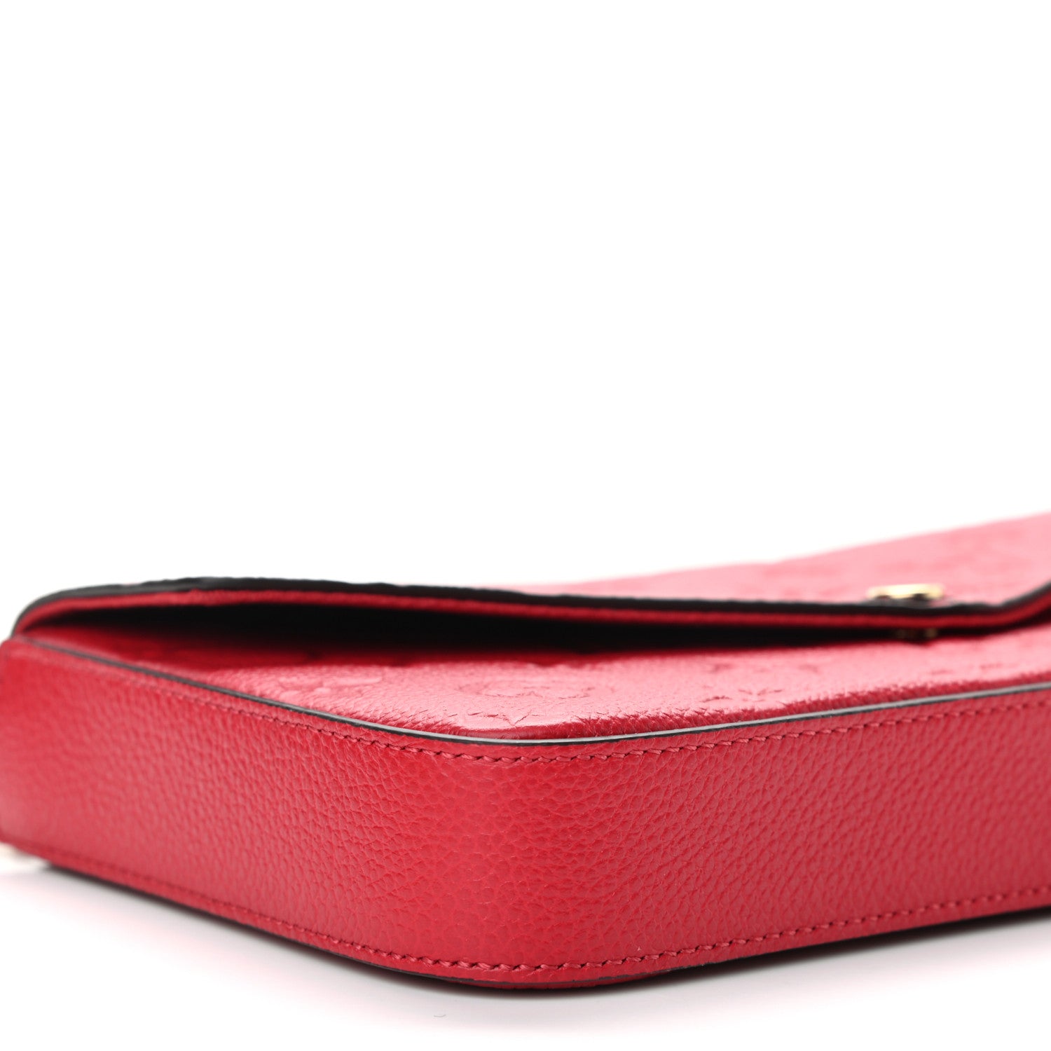 Louis Vuitton Empreinte Pochette Felicie Chain Wallet Scarlet 9 of 10