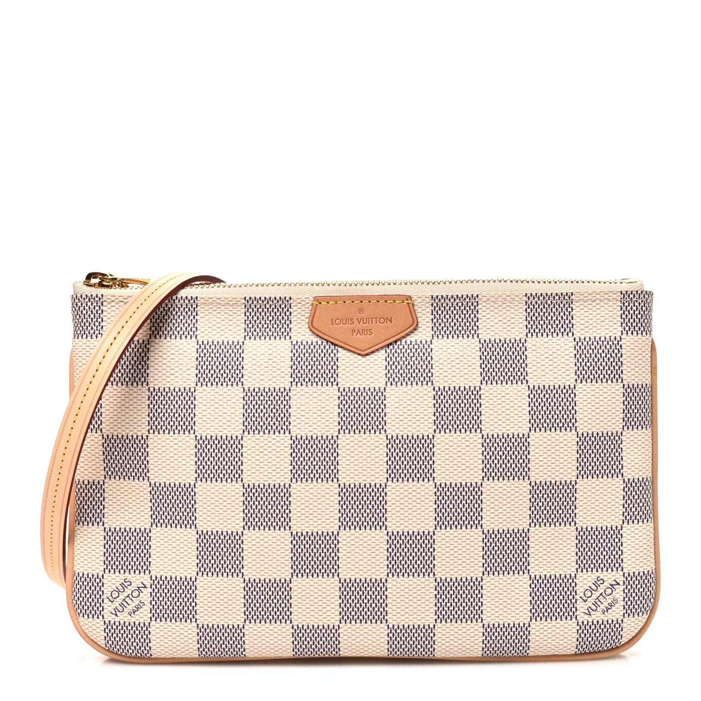 Damier Azur Double Zip Pochette