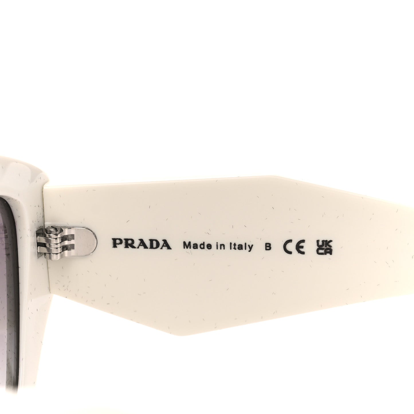 Acetate Symbole Sunglasses SPR 07Y White