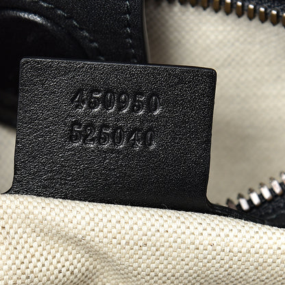 Gucci Soft GG Supreme Monogram Kingsnake Vertical Tote Black 6 of 9