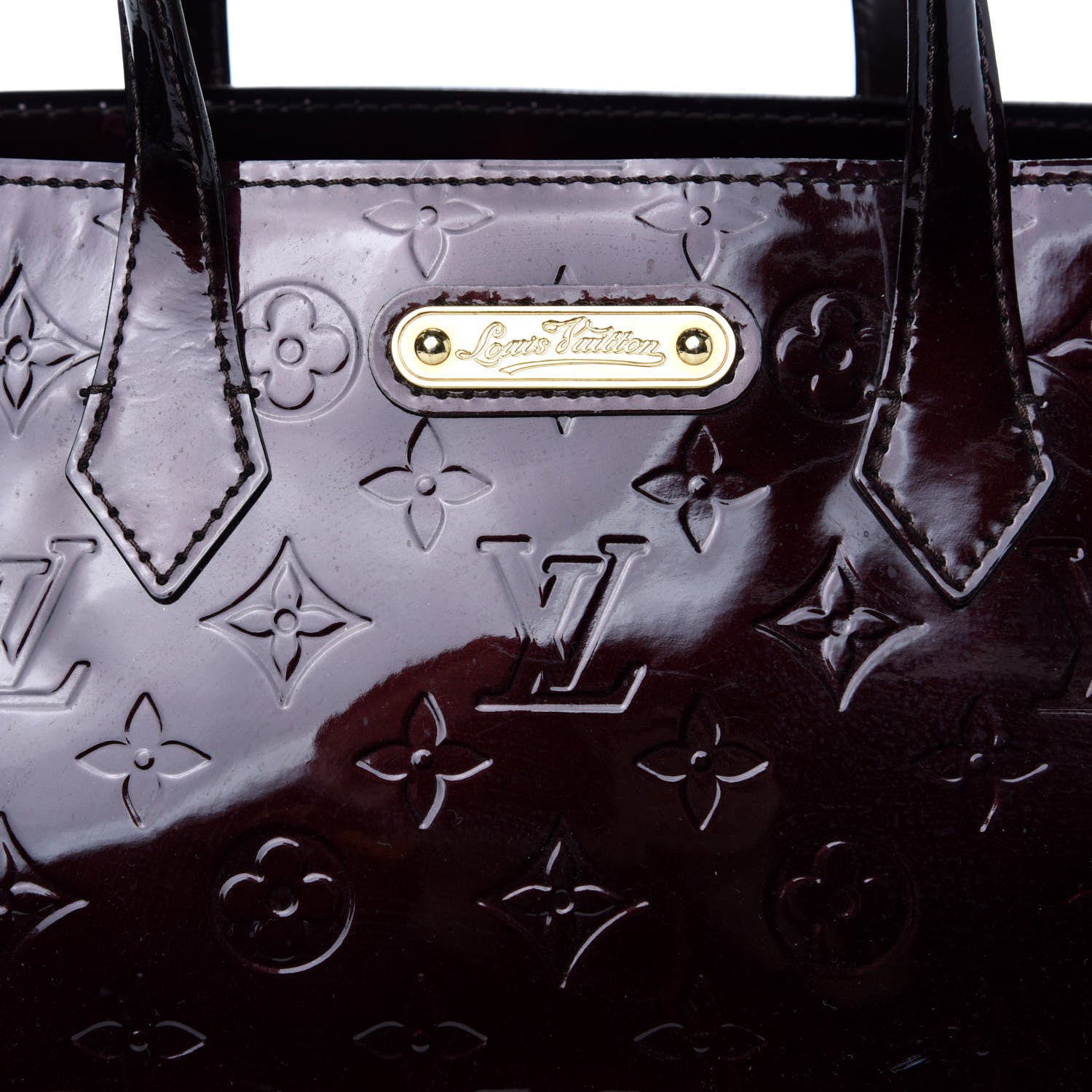 Louis Vuitton Vernis Wilshire PM Amarante 9 of 9