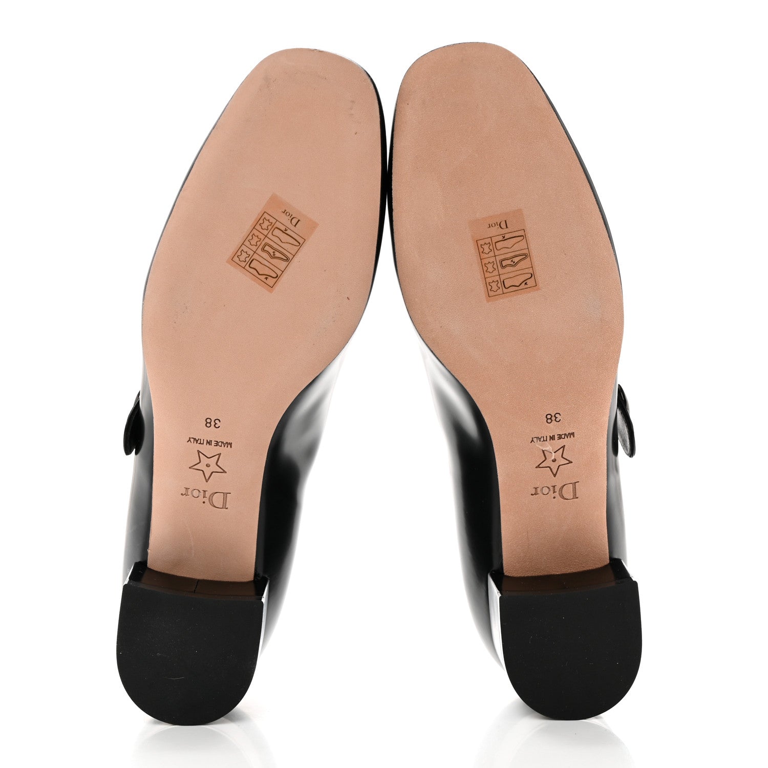 Christian Dior Brushed Calfskin Uniform 30mm Pumps 38 Black 5 of 8