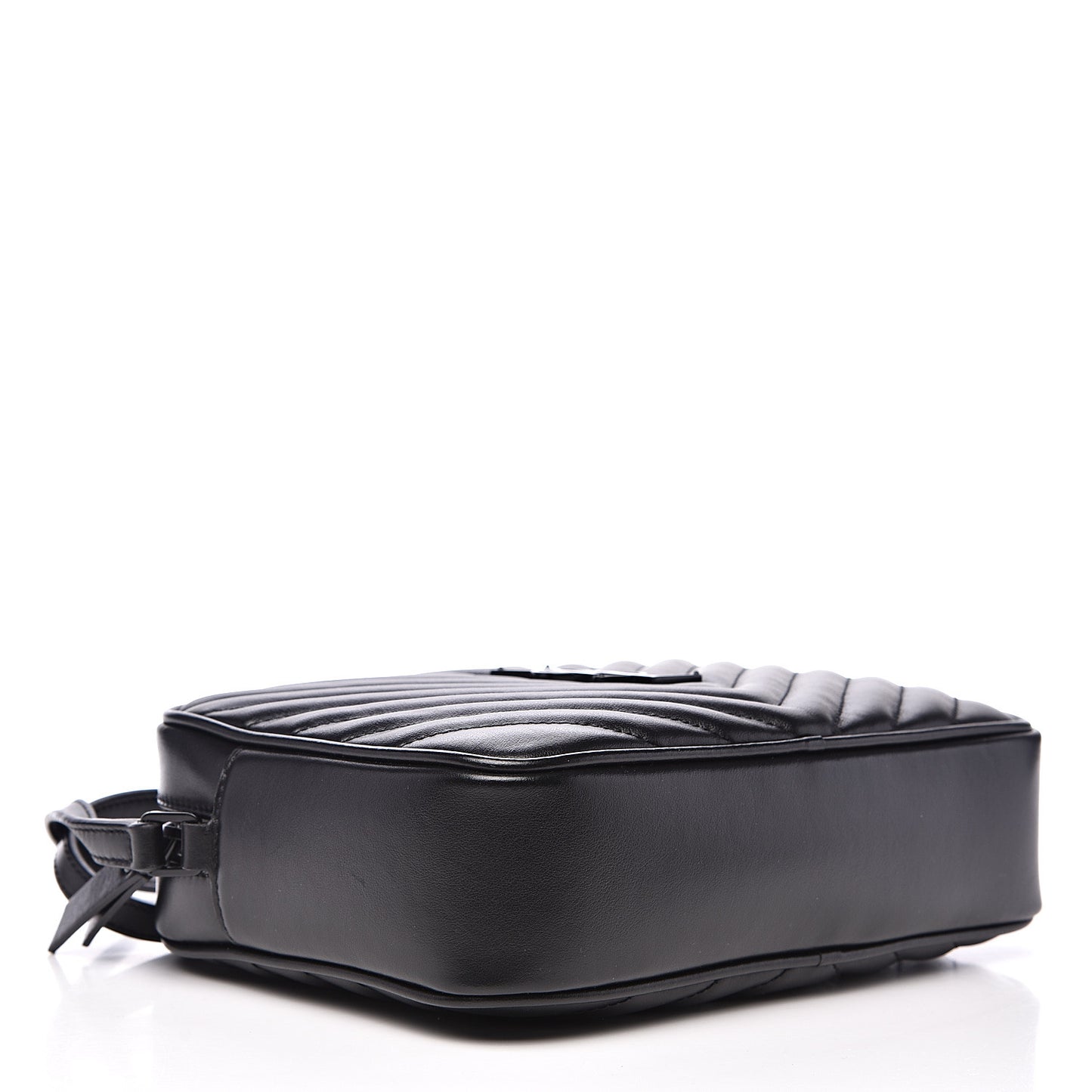 Calfskin Matelasse Monogram Lou Camera Bag Black