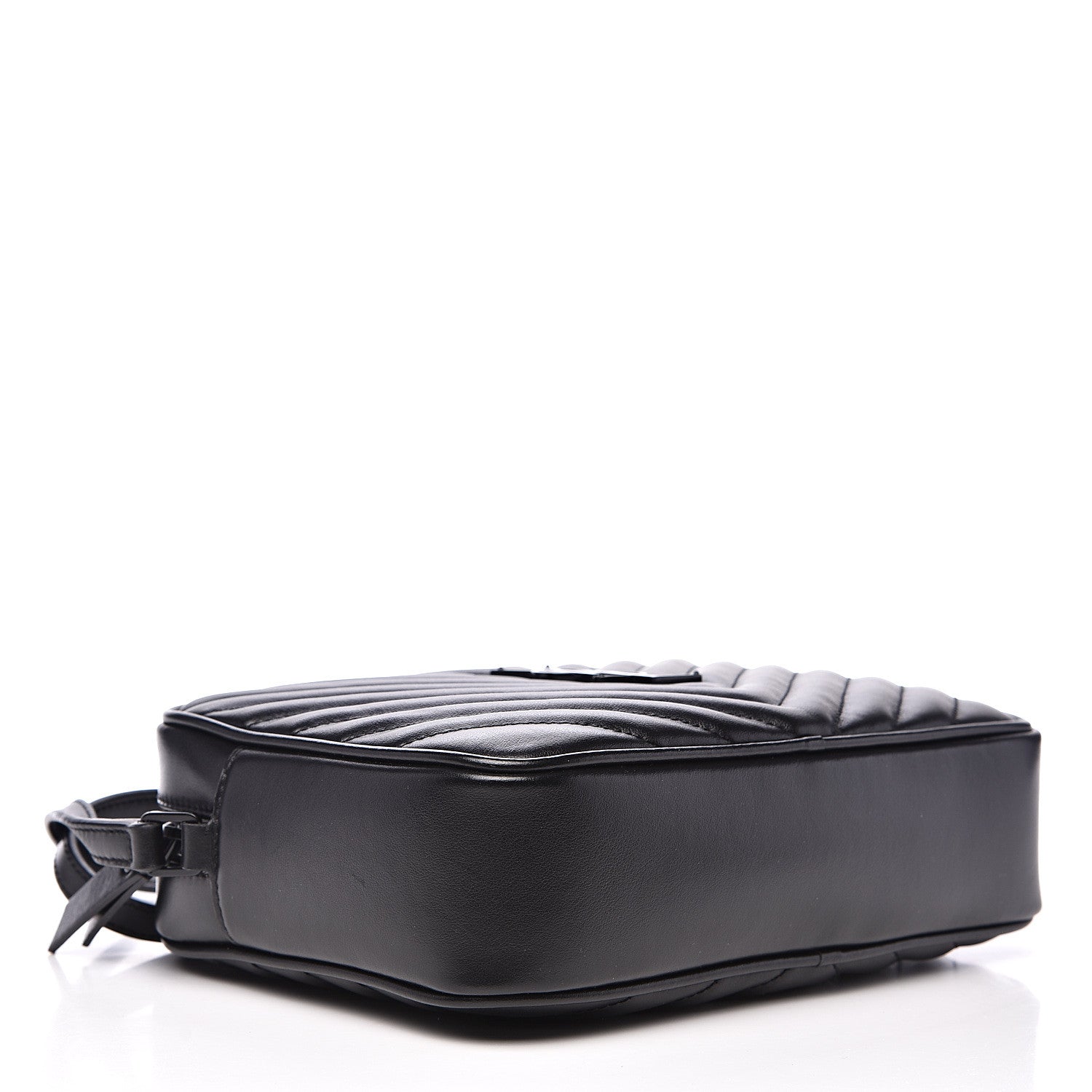 Saint Laurent Calfskin Matelasse Monogram Lou Camera Bag Black 3 of 9