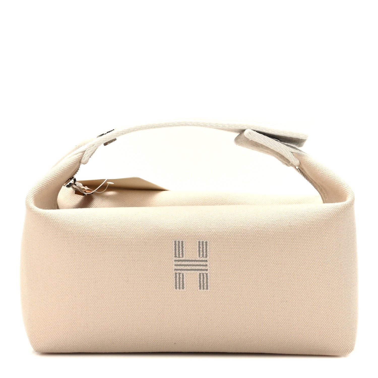 Hermes Canvas Small Bride-A-Brac Pouch Natural 1 of 10