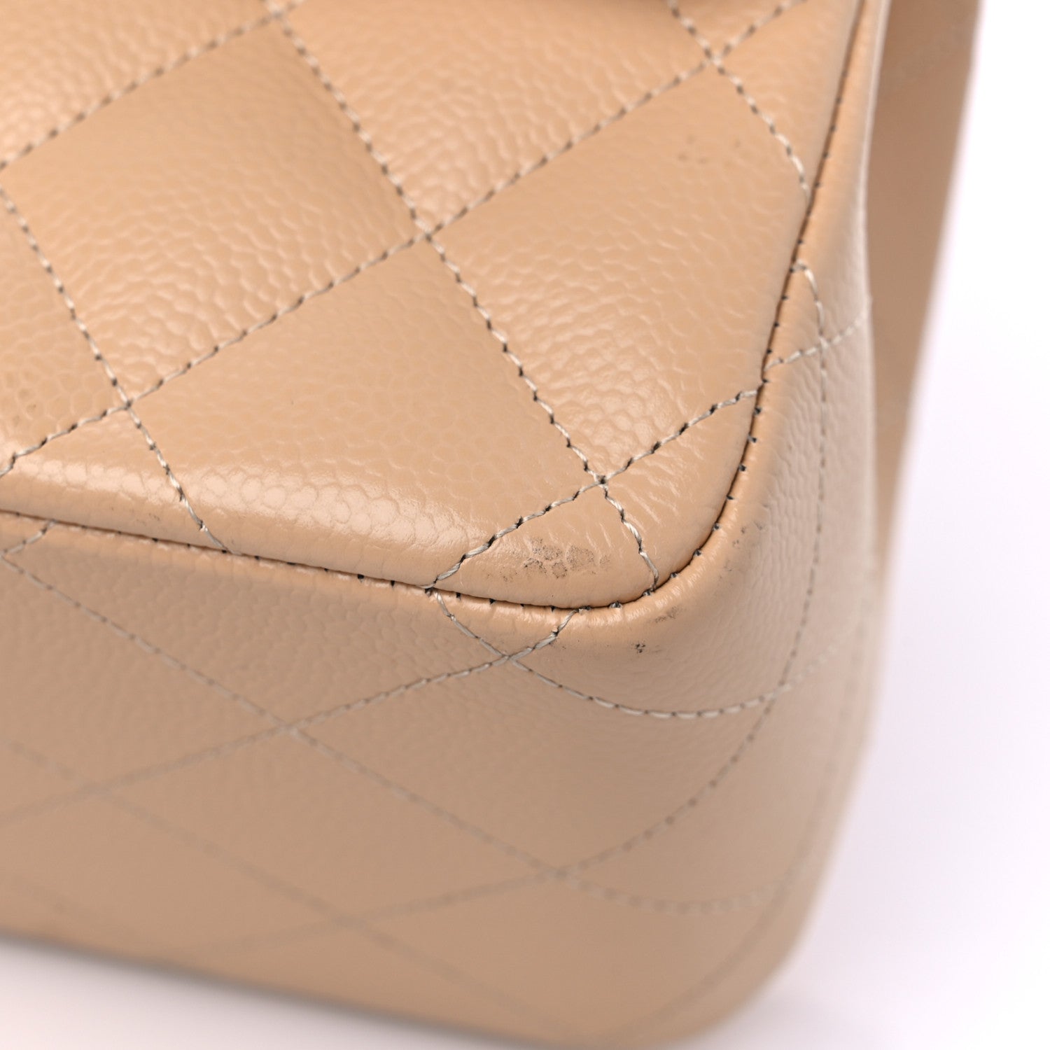 Chanel Caviar Quilted Jumbo Double Flap Beige Clair 14 of 14