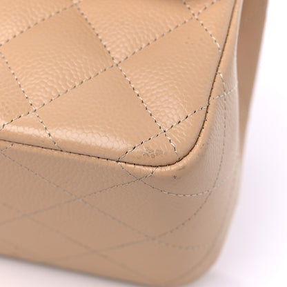 Chanel Caviar Quilted Jumbo Double Flap Beige Clair 14 of 14