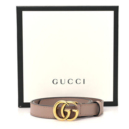 Gucci Calfskin Double G 20mm Belt 75 30 Porcelain Rose 5 of 5