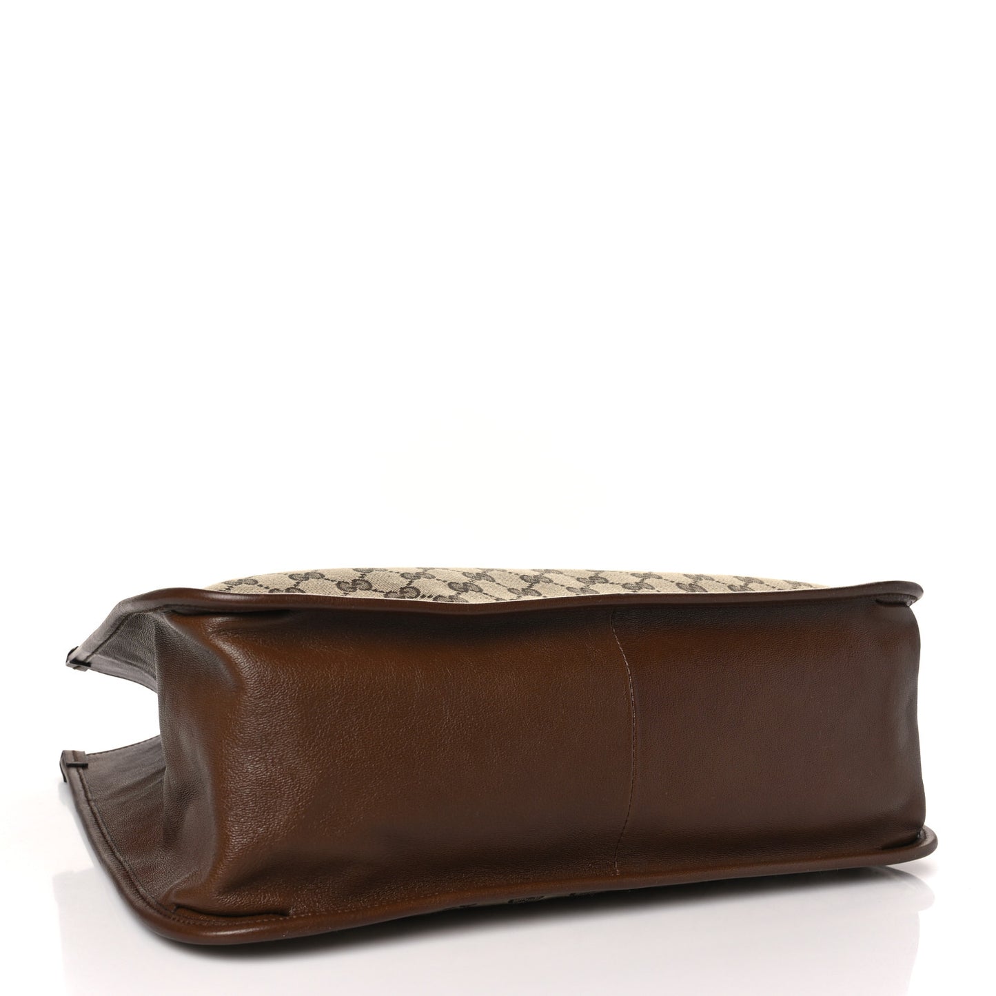 Monogram Horsebit 1955 Tote Bag Beige Brown Sugar