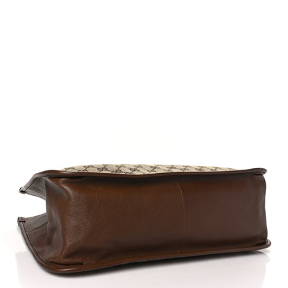 Gucci Monogram Horsebit 1955 Tote Bag Beige Brown Sugar 4 of 10