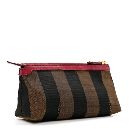 Fendi Pequin Vitello Pouch Tobacco Amarena 2 of 7
