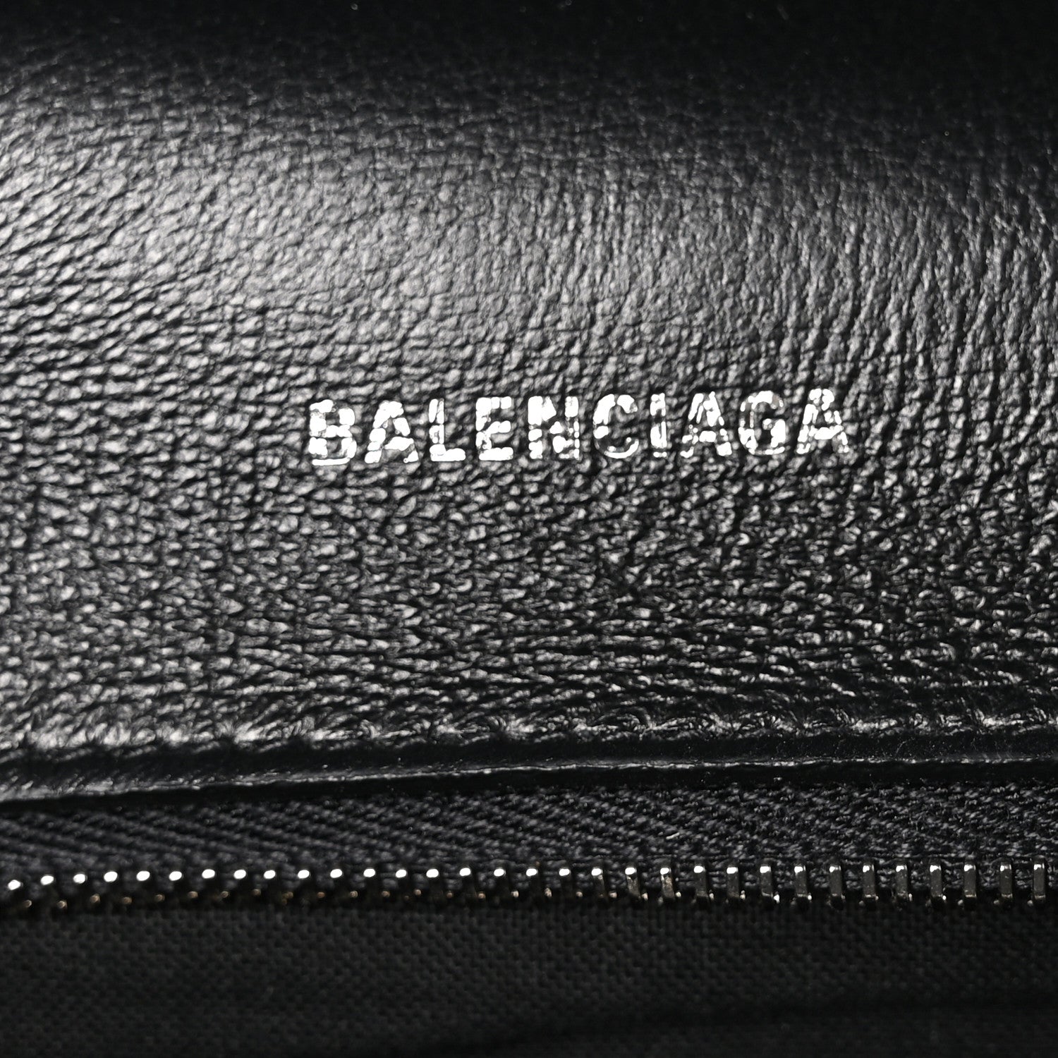 Balenciaga Metallic Soft Textured Calfskin Small Downtown Shoulder Bag Silver 6 of 10