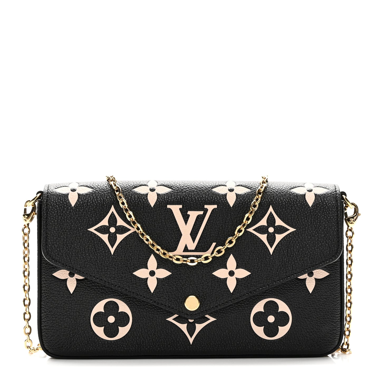 Empreinte Monogram Giant Felicie Pochette Black Beige