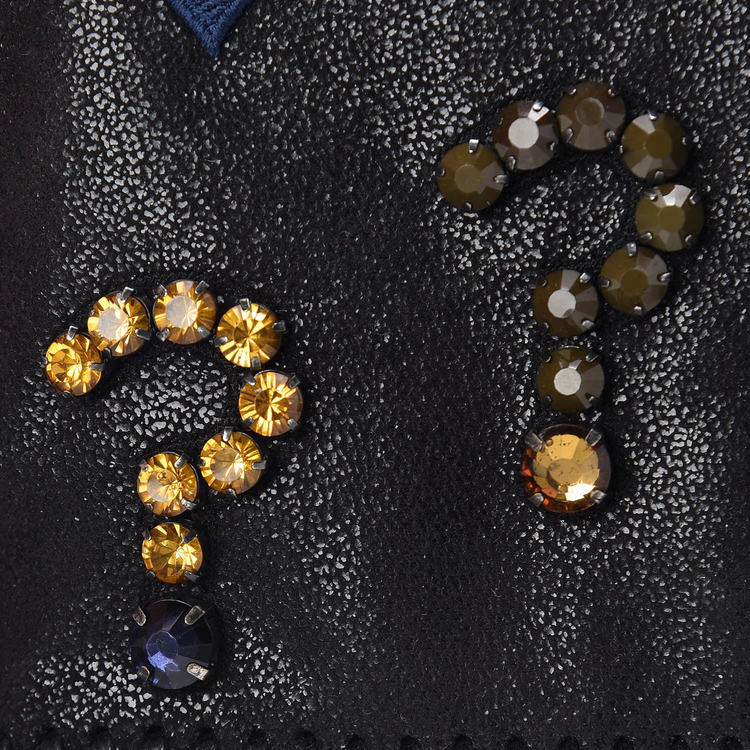 Stella McCartney Shaggy Deer Crystal Falabella Clutch Black 15 of 16