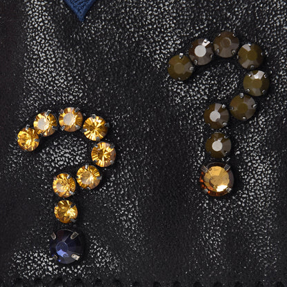 Stella McCartney Shaggy Deer Crystal Falabella Clutch Black 15 of 16