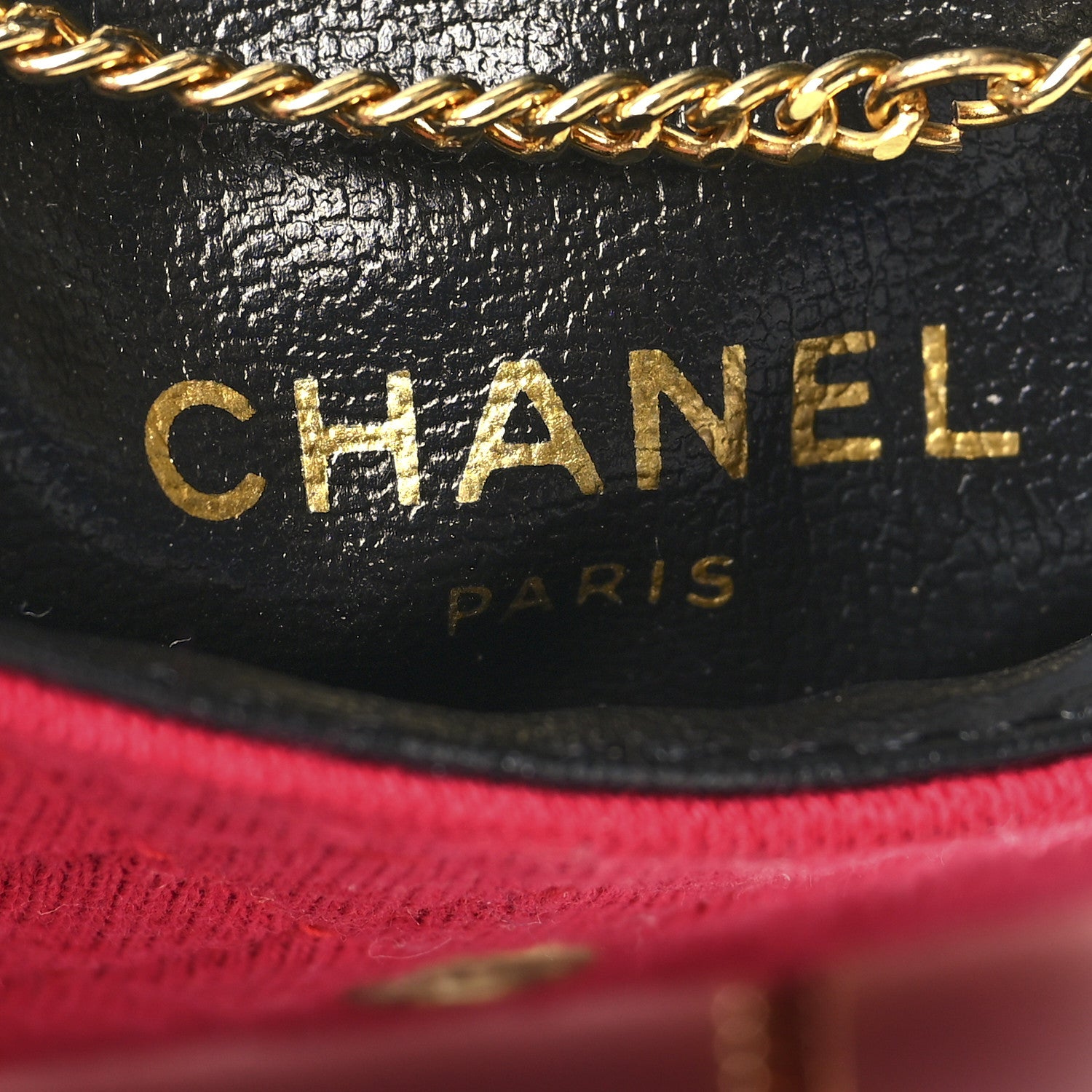 Chanel Jersey Quilted Micro Flap Bag Red 6 of 11