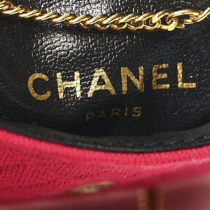 Chanel Jersey Quilted Micro Flap Bag Red 6 of 11