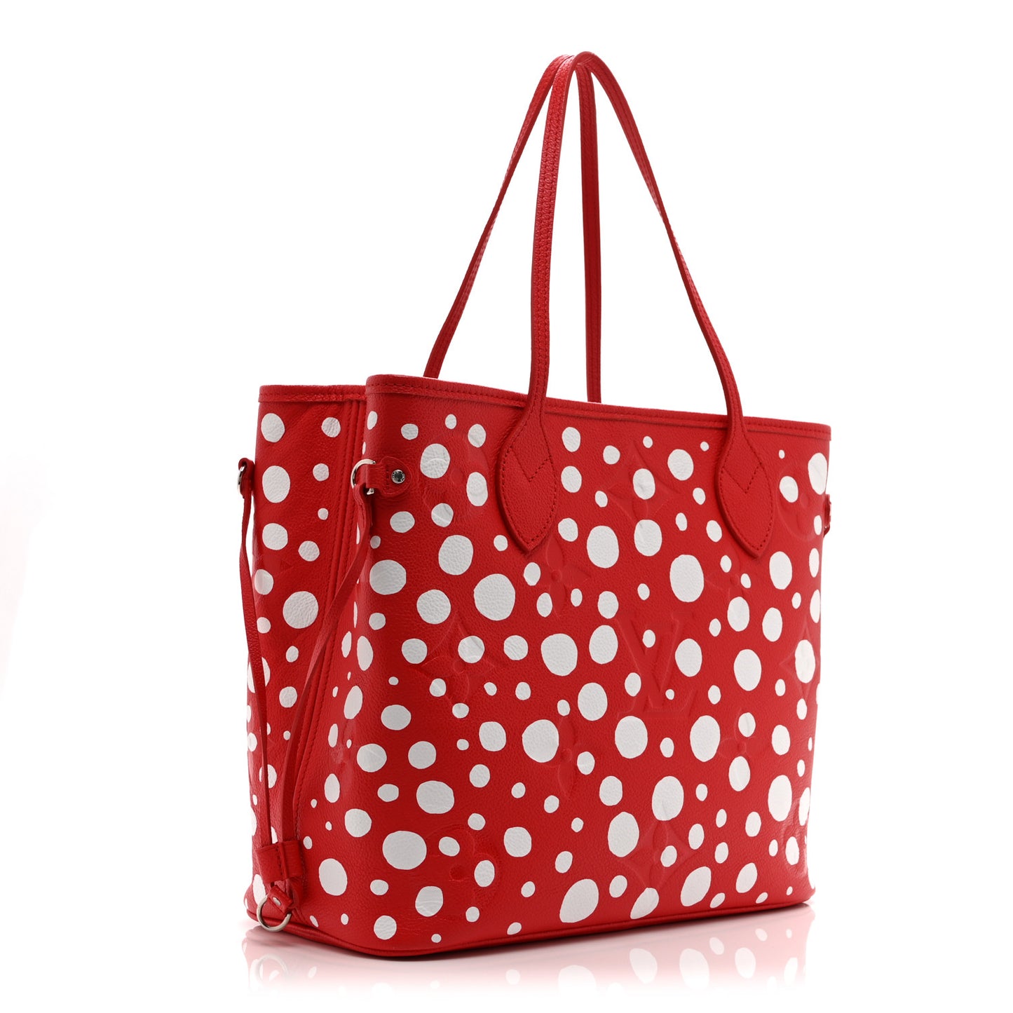LV X YK Empreinte Infinity Dots Neverfull MM Rouge White