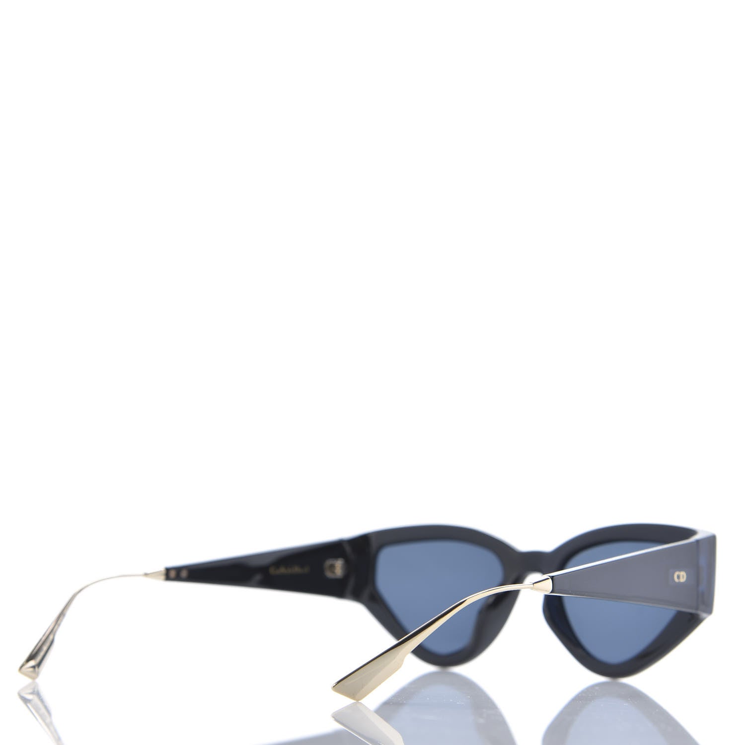 Christian Dior Cat Style Dior 1 Sunglasses Blue 4 of 7