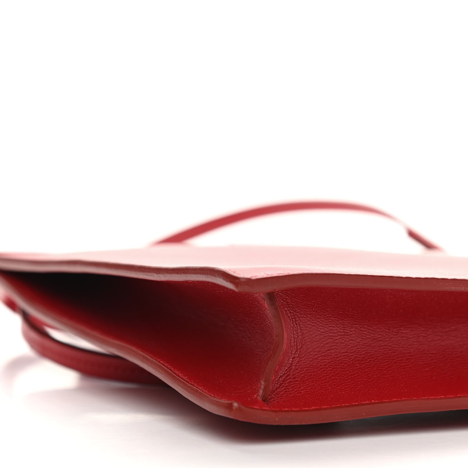 Celine Smooth Calfskin Mini Clasp Bag Pop Red 9 of 11
