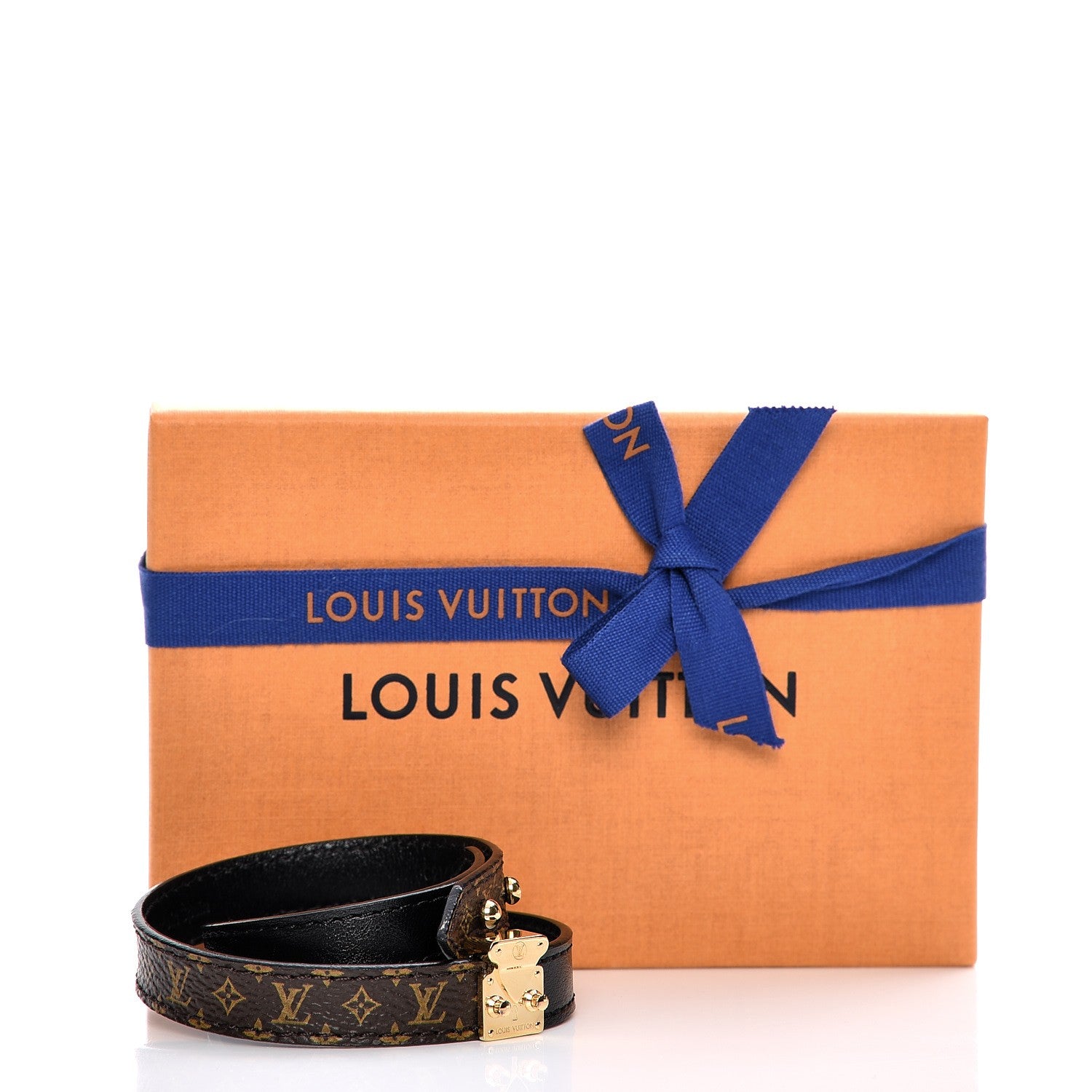 Louis Vuitton Monogram Lockit Bracelet 17 Black 6 of 6