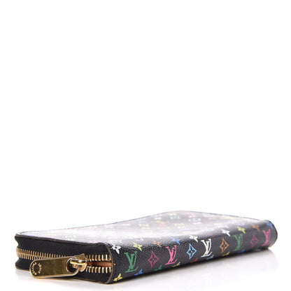 Louis Vuitton Monogram Multicolor Zippy Wallet Black 4 of 9