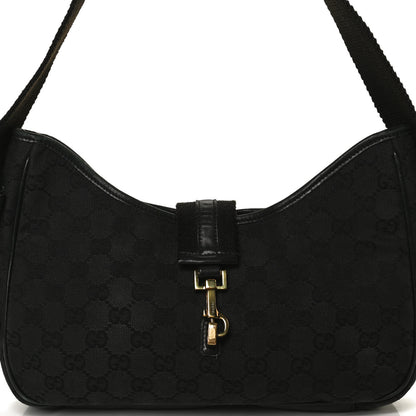 Gucci Monogram Shoulder Bag Black 7 of 12