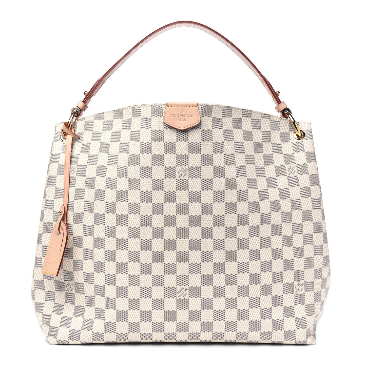 Damier Azur Graceful MM Rose Ballerine