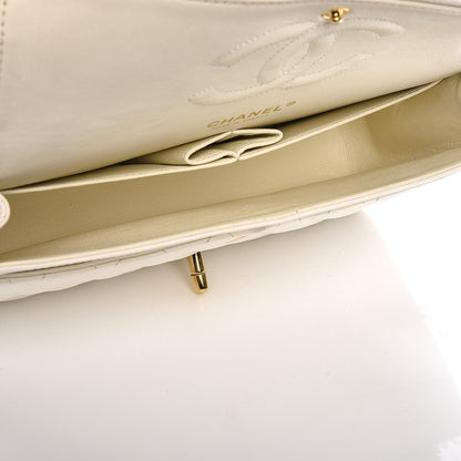 Chanel Caviar Quilted Medium Double Flap White 5 of 7