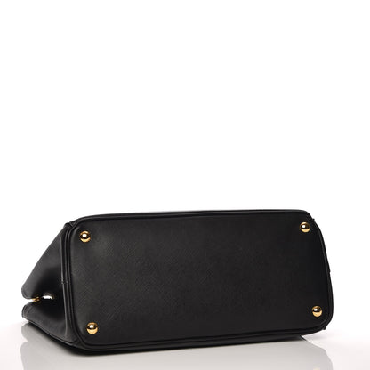 Prada Saffiano Medium Galleria Double Zip Tote Black 5 of 11