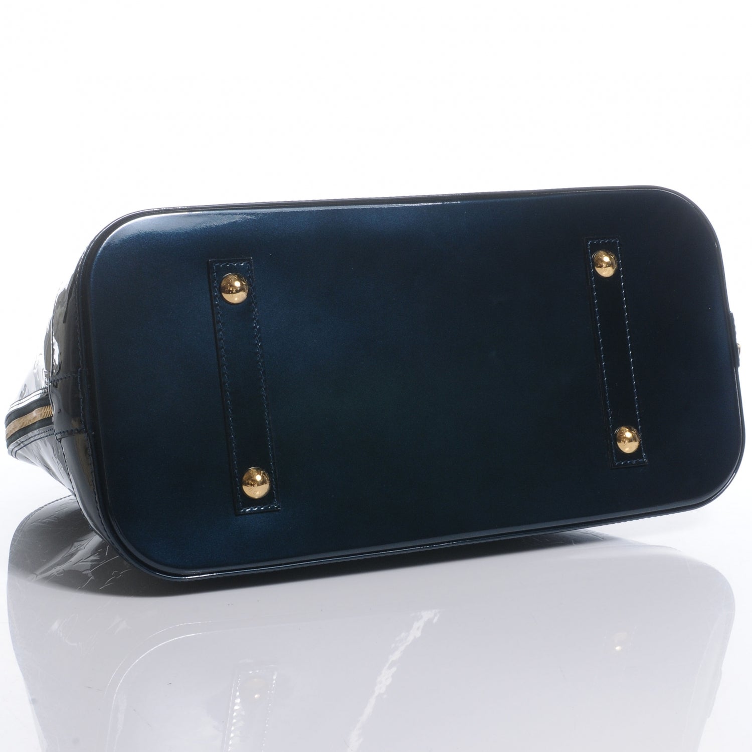 Louis Vuitton Vernis Alma GM Blue Nuit 5 of 9