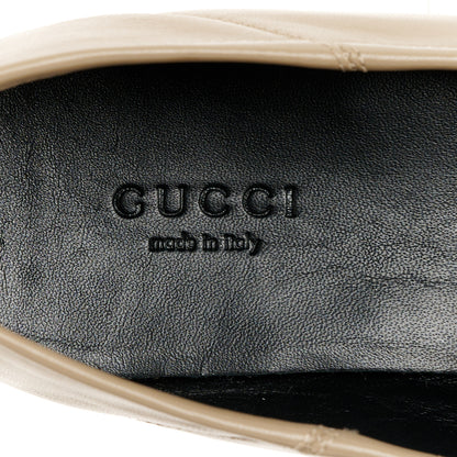 Gucci Lambskin Womens Brixton Horsebit Loafers 38.5 Mud 13 of 20