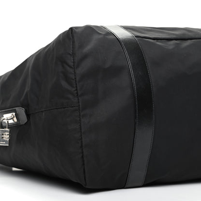 Prada Tessuto Nylon Saffiano Carry On Travel Bag Black 5 of 10
